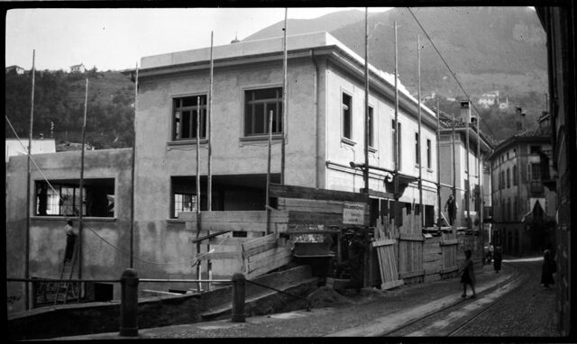 Veduta di cantiere a Lugano