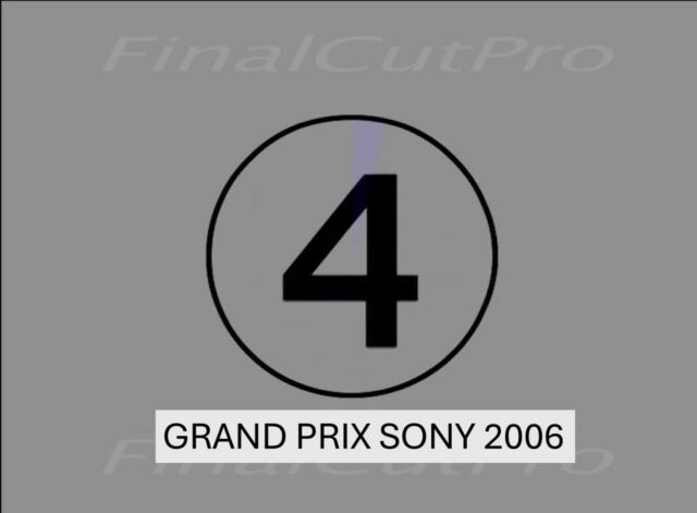 Grand prix sony 2006 - Fiction 2a serie