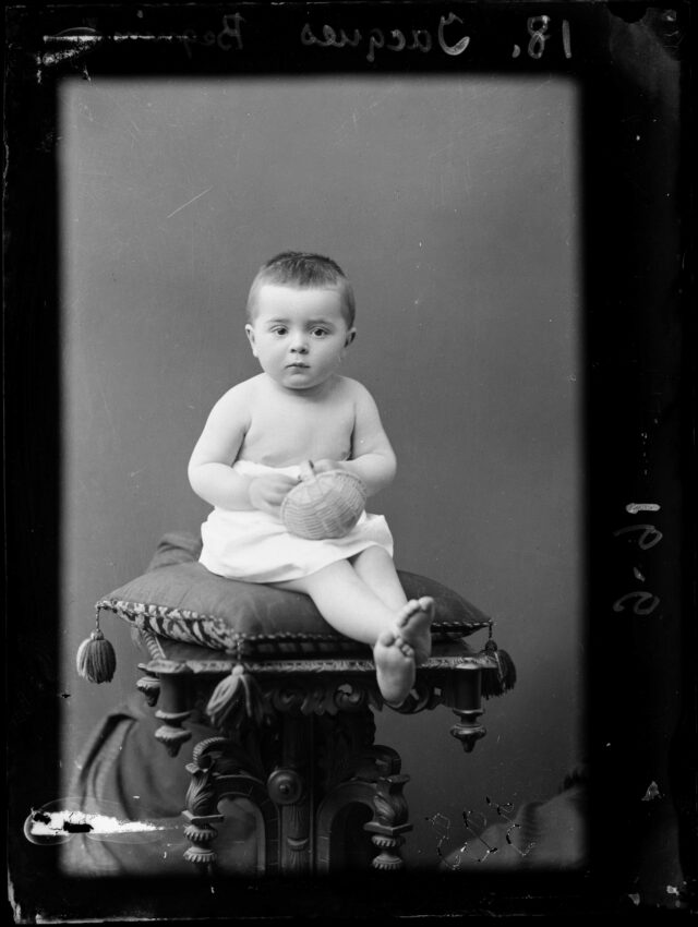 Portrait d'un bébé Jaques, Begnins