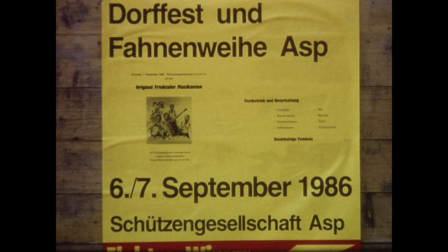 Dorffest, Fahnenweihe Schützengesellschaft, 6./.7.9.1986