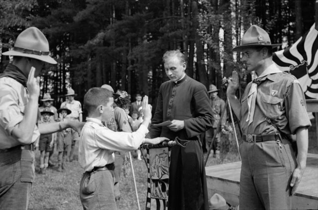 Eclaireurs (scouts) Fribourg-Sud, rallye, Bulle