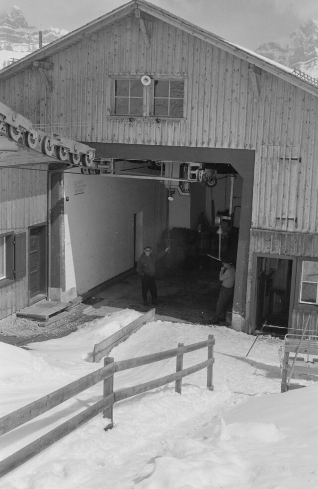 Skilift in Flums, gebaut von Oehler