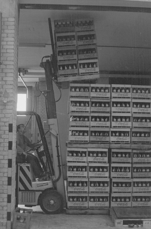 Elektro-Sitzgabelstapler 1255, hergestellt von Oehler für Delica Birsfelden
